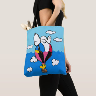 Erdnüsse   Snoopy & Woodstock Heißluftballon Tasche