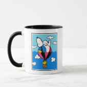 Erdnüsse | Snoopy & Woodstock Heißluftballon Tasse (Links)