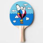 Erdnüsse | Snoopy & Woodstock Heißluftballon Tischtennis Schläger (Vorderseite)