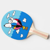 Erdnüsse | Snoopy & Woodstock Heißluftballon Tischtennis Schläger (Seitenansicht)