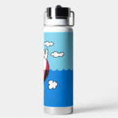 Erdnüsse | Snoopy & Woodstock Heißluftballon Trinkflasche (Hinten)
