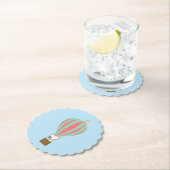 Erdnüsse | Snoopy & Woodstock Heißluftballon Untersetzer (Vor Ort)