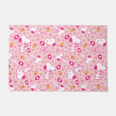 Erdnüsse | Snoopy & Woodstock Herzmuster Fußmatte (Vorderseite)