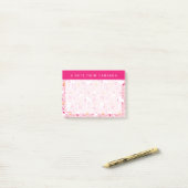 Erdnüsse | Snoopy & Woodstock Herzmuster Post-it Klebezettel (Auf Schreibtisch)