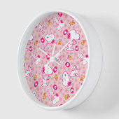 Erdnüsse | Snoopy & Woodstock Herzmuster Uhr (Winkel)