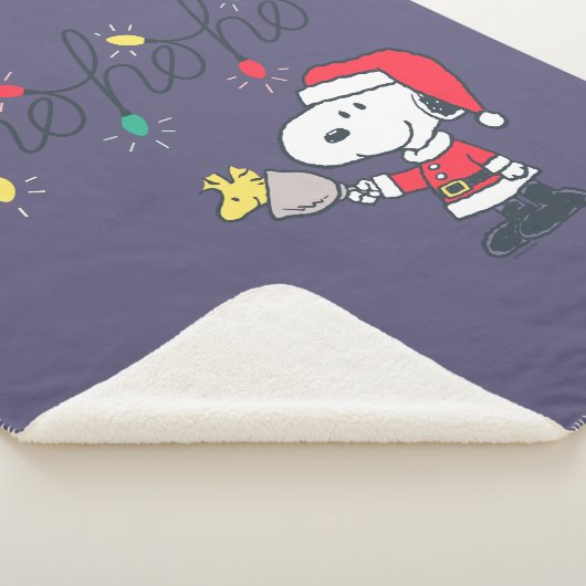 Erdnüsse | Snoopy & Woodstock Ho Ho Ho Sherpadecke (3/4)