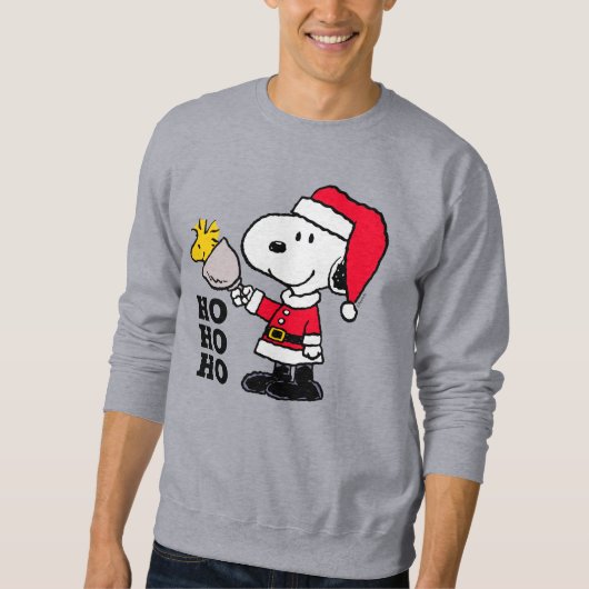 Erdnüsse | Snoopy & Woodstock Ho Ho Ho Sweatshirt (Vorderseite)