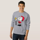 Erdnüsse | Snoopy & Woodstock Ho Ho Ho Sweatshirt (Vorne ganz)