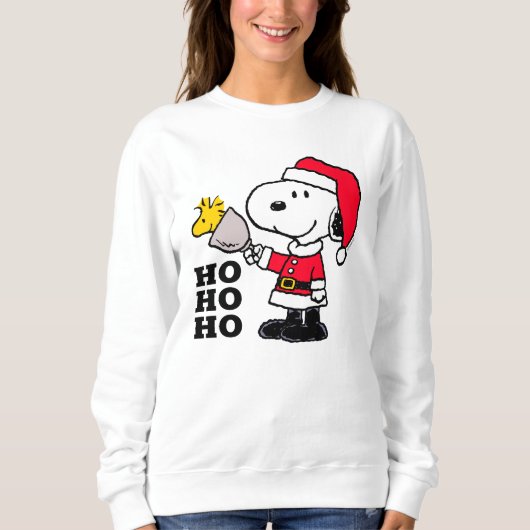 Erdnüsse | Snoopy & Woodstock Ho Ho Ho Sweatshirt (Vorderseite)
