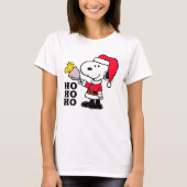 Erdnüsse | Snoopy & Woodstock Ho Ho Ho T-Shirt (Vorderseite)
