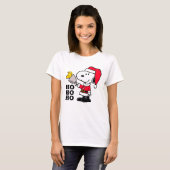 Erdnüsse | Snoopy & Woodstock Ho Ho Ho T-Shirt (Vorne ganz)