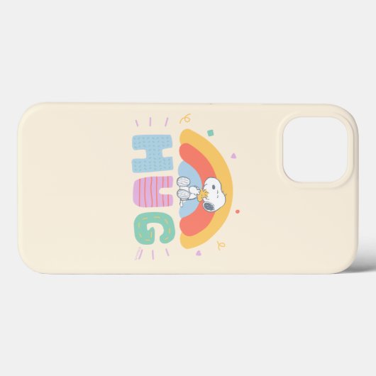 Erdnüsse | Snoopy & Woodstock Hug Case-Mate iPhone Hülle (Rückseite (Horizontal))