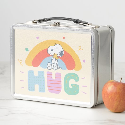 Erdnüsse | Snoopy & Woodstock Hug Metall Brotdose (Beispiel)