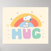 Erdnüsse | Snoopy & Woodstock Hug Poster (Vorne)