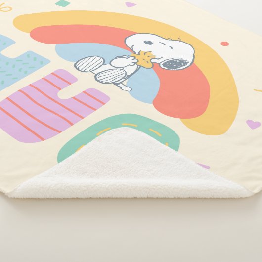 Erdnüsse | Snoopy & Woodstock Hug Sherpadecke (3/4)