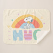 Erdnüsse | Snoopy & Woodstock Hug Sherpadecke (Vorderseite (Horizontal))