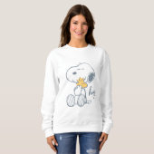 Erdnüsse | Snoopy & Woodstock Hug Sweatshirt (Vorne ganz)