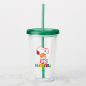 Erdnüsse | Snoopy & Woodstock Huggable Acryltrinkbecher (Vorderseite)