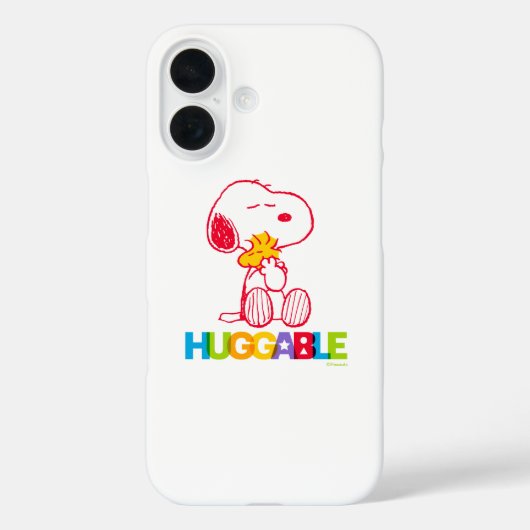 Erdnüsse | Snoopy & Woodstock Huggable Case-Mate iPhone Hülle (Rückseite)