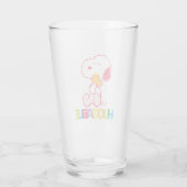 Erdnüsse | Snoopy & Woodstock Huggable Glas (Rückseite)