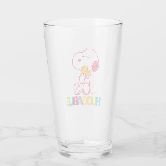 Erdnüsse | Snoopy & Woodstock Huggable Glas (Rückseite)