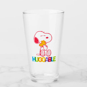 Erdnüsse Snoopy & Woodstock Huggable Glas