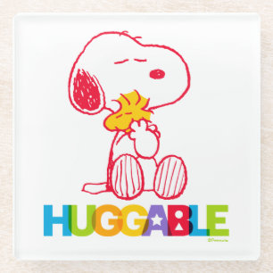 Erdnüsse   Snoopy & Woodstock Huggable Glasuntersetzer