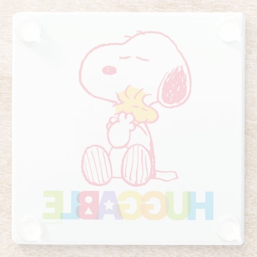 Erdnüsse | Snoopy & Woodstock Huggable Glasuntersetzer (Rückseite)