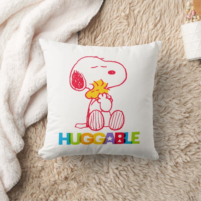 Erdnüsse | Snoopy & Woodstock Huggable Kissen (Decke)