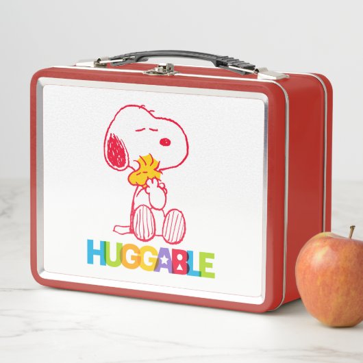 Erdnüsse | Snoopy & Woodstock Huggable Metall Brotdose (Beispiel)