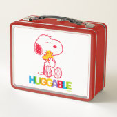 Erdnüsse | Snoopy & Woodstock Huggable Metall Brotdose (Rückseite)