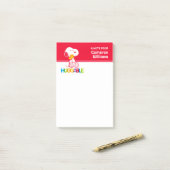 Erdnüsse | Snoopy & Woodstock Huggable Post-it Klebezettel (Auf Schreibtisch)