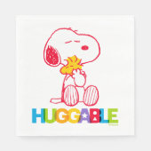 Erdnüsse | Snoopy & Woodstock Huggable Serviette (Vorderseite)