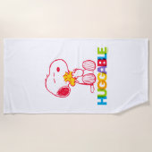 Erdnüsse | Snoopy & Woodstock Huggable Strandtuch (Vorderseite)
