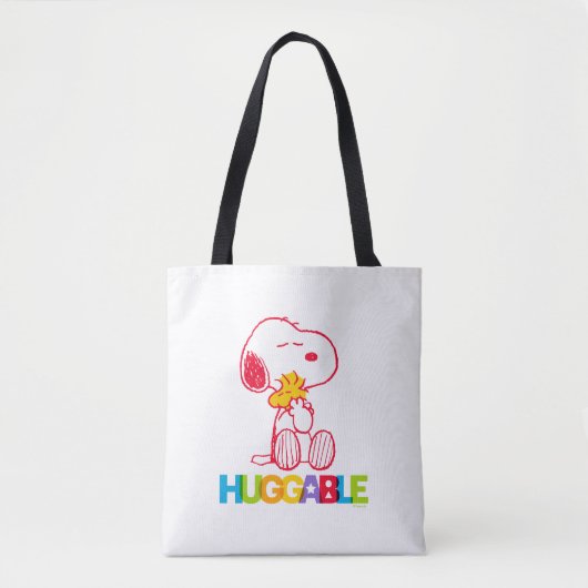Erdnüsse | Snoopy & Woodstock Huggable Tasche (Vorderseite)