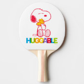 Erdnüsse | Snoopy & Woodstock Huggable Tischtennis Schläger (Vorderseite)
