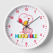 Erdnüsse | Snoopy & Woodstock Huggable Uhr (Vorderseite)