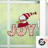 Erdnüsse | Snoopy & Woodstock Joy Sled Ride Fensteraufkleber (Zuhause)