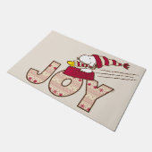 Erdnüsse | Snoopy & Woodstock Joy Sled Ride Fußmatte (Schrägansicht)