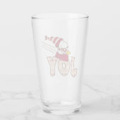 Erdnüsse | Snoopy & Woodstock Joy Sled Ride Glas (Rückseite)