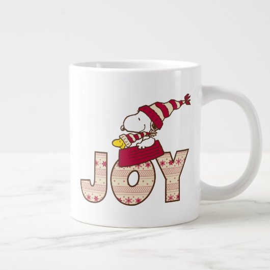 Erdnüsse | Snoopy & Woodstock Joy Sled Ride Jumbo-Tasse (Rechts)