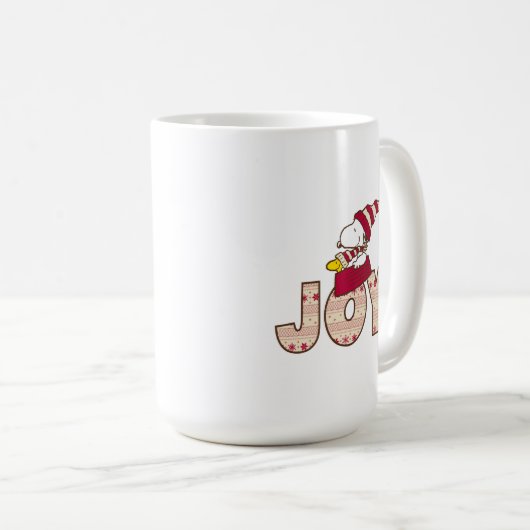 Erdnüsse | Snoopy & Woodstock Joy Sled Ride Kaffeetasse (VorderseiteRechts)