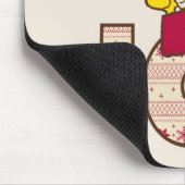 Erdnüsse | Snoopy & Woodstock Joy Sled Ride Mousepad (Ecke)
