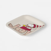 Erdnüsse | Snoopy & Woodstock Joy Sled Ride Pappteller (Gewinkelt)