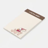 Erdnüsse | Snoopy & Woodstock Joy Sled Ride Post-it Klebezettel (angewinkelt)