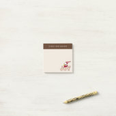 Erdnüsse | Snoopy & Woodstock Joy Sled Ride Post-it Klebezettel (Auf Schreibtisch)