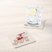 Erdnüsse | Snoopy & Woodstock Joy Sled Ride Rechteckiger Pappuntersetzer (Vor Ort)