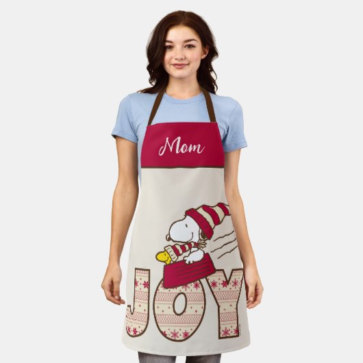 Erdnüsse | Snoopy & Woodstock Joy Sled Ride Schürze (Getragen)