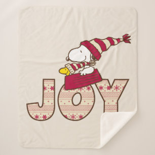 Erdnüsse   Snoopy & Woodstock Joy Sled Ride Sherpadecke