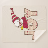 Erdnüsse | Snoopy & Woodstock Joy Sled Ride Sherpadecke (Vorderseite (Horizontal))